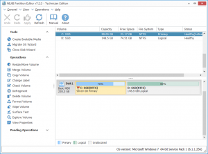 NIUBI Partition Editor Pro / Technician 9.6.3 free download