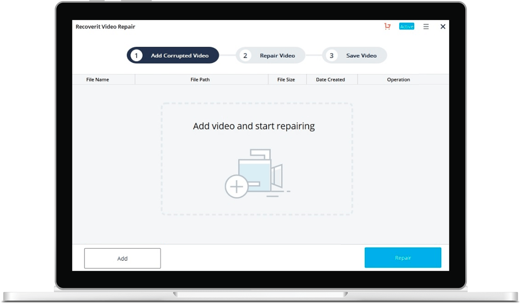 Wondershare Recoverit Video Repair 01 App 