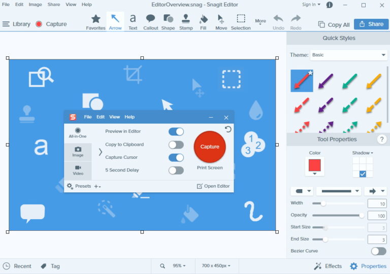 TechSmith SnagIt 2024.0.4.1148 download the new version for windows