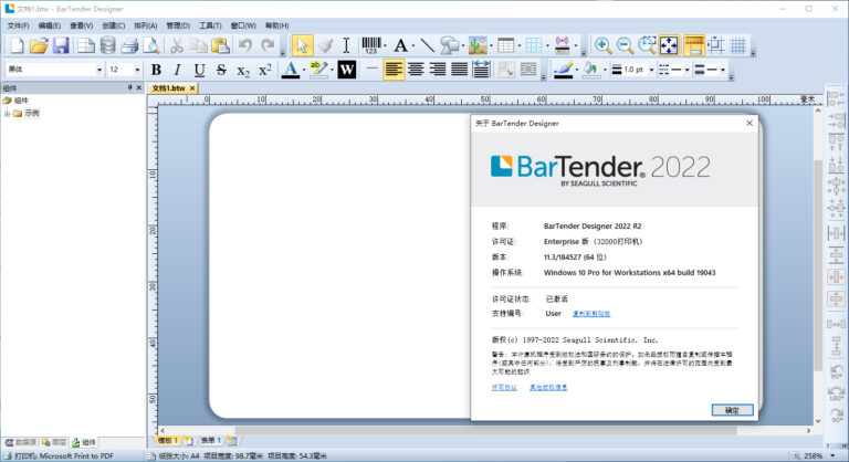 BarTender 2022 R7 11.3.209432 instal the last version for apple
