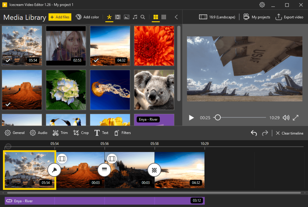 Icecream Video Editor PRO 3.08 download the new version for android