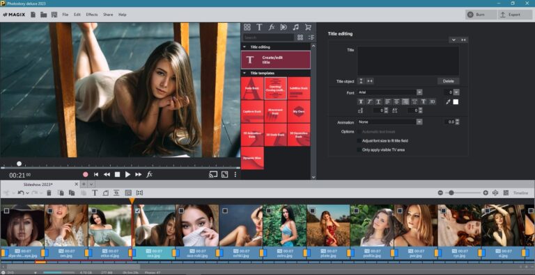 MAGIX Photostory Deluxe 2024 v23.0.1.158 for windows instal free
