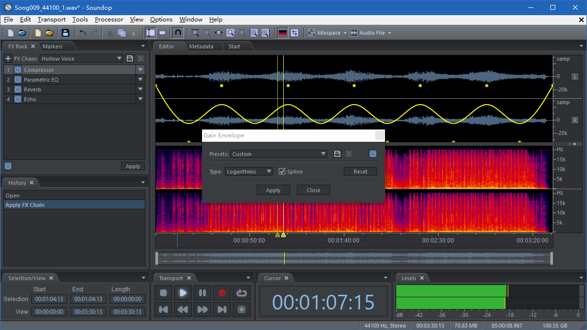 专业音频编辑器 Soundop v1.8.26.1