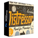 复古磨损、水墨晕染及印刷破碎油漆特效插件 Texturelabs Distressor Plugin for Photoshop v1.0.7-App热